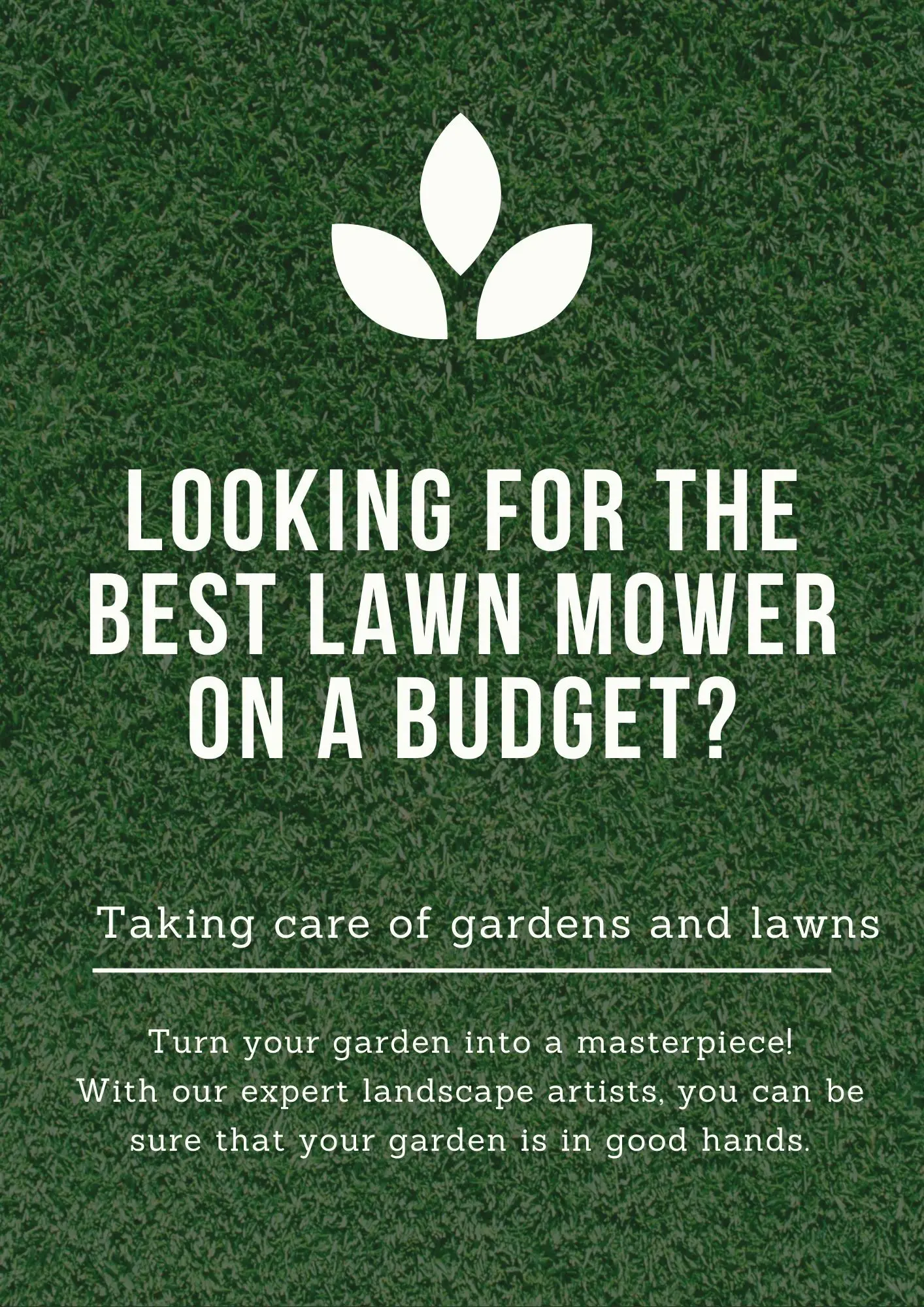 best lawn mower on a budget